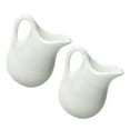 thumbnail image 3 of 2 Pcs Pichet à Sauce en Porcelaine Mini Pichet à Lait Blanc Mini Accessoires de Cuisine, 3 of 5