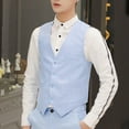 thumbnail image 5 of TOTYC  Men's Trendy Bottons Formal Business Slim Fit Dress Vest Suit Tuxedo Waistcoats, 5 of 24