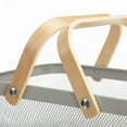 thumbnail image 2 of Metal Mesh Steel Basket Vegetables Organizer Square Wire Basket with Handle Storage Organizer, 2 of 5