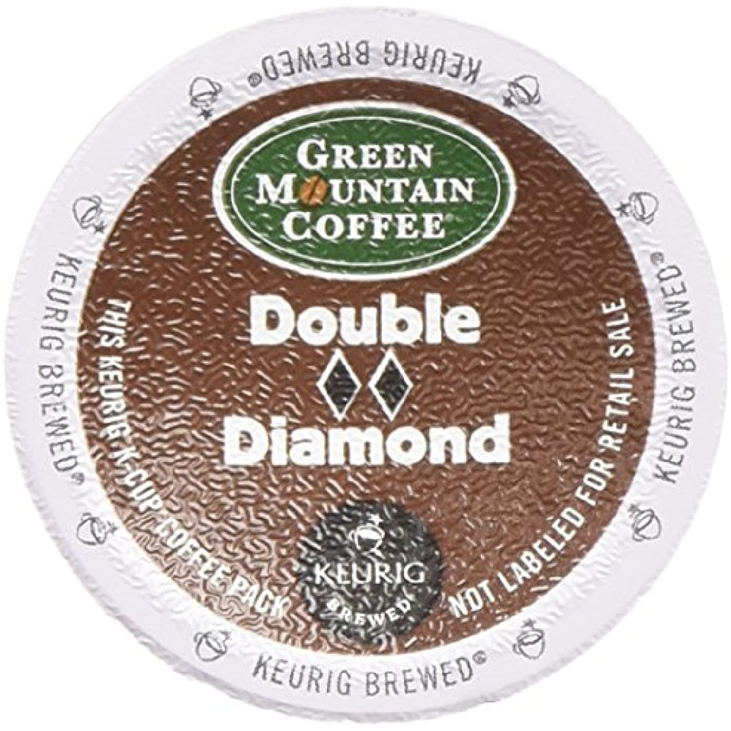 Green Mountain Double Black Diamond Extra Bold KCup Coffee, Totally 72