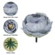 thumbnail image 4 of Cabeza de flor artificial Uxcell, cabezas de flores falsas, cabezas de peonía de seda a granel, flores de simulación azules, 15 piezas, 4 of 6