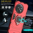 thumbnail image 5 of FIEWESEY for One Plus 11 5G Phone Case, Shoftproof Military Grade Drop Protective Case with Kickstand Rugged Phone Case for One Plus 11 5G (Red), 5 of 6