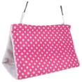 thumbnail image 1 of Pink Warm Bird Hammock for Small Birds with Cozy Hideout and EasyClean Canvas Material 7.5 Inches, 1 of 8