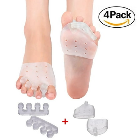 Yosoo Toe Stretchers - Toe Separators and Forefoot Pads Kit Provides Bunion Relief, Relieves Plantar Fasciitis, Hammertoes, Claw Toes, - For Men and