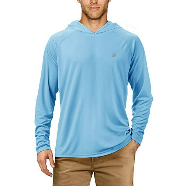 Roadbox UPF 50+ Fishing Shirts for Men Long Sleeve Sun Protection  Lightweight Outdoor UV Hiking Shirts 