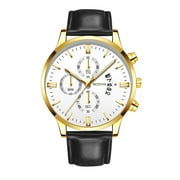 VerPetridure Men Luxury Stainless Steel Watch Quartz Business Calendar Wristwatch New