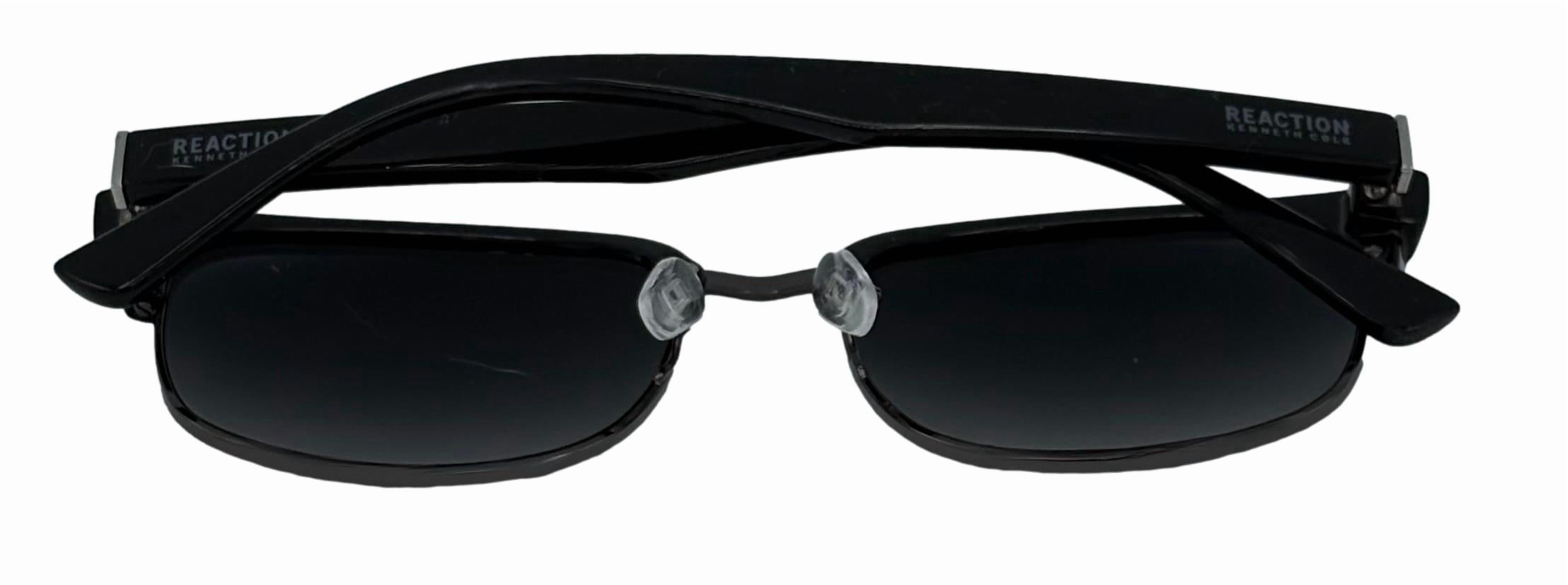 Kenneth Cole Reaction KC1433 Sport Golf Sunglass, Gloss Black Frame/Smoke Lens -