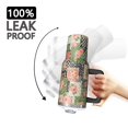 thumbnail image 3 of 40oz Pioneer Flower Floral Print Pattern Insulated Tumbler with Handle, BPA-Free Leak Proof Lid and Straws, Double Wall Vacuum, Hot 12h/Cold 34h, 3 of 6