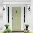 thumbnail image 2 of Glidden One Coat Exterior Paint and Primer, Bahia Grass / Green, 5 Gallons, Semi-Gloss, 2 of 7