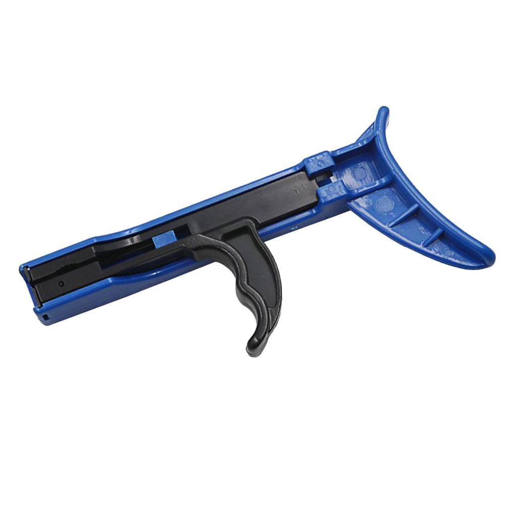 1pc Auto Tensioning Plastic Nylon Tie Gun Cutting Fastener Tension