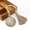 thumbnail image 2 of Thanksgiving Tassel Beaded Autumn Wood Bead String DIY Tray Decoration, 2 of 8