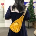 thumbnail image 4 of Bolso de cuero para mujer, bolso de cuero, riñonera, bolso pequeño, crossbody, bolso de viaje (amarillo) Likrtyny Para estrenar, 4 of 6