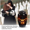 thumbnail image 3 of Large Urns For Human Ashes Adult Female - Cremation Urns Large Adult - Large Urns For Human Ashes Adult Male - UNique Phoenix Decorative Urns For Human Ashes (Size - 10Inch), 3 of 5