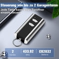 thumbnail image 2 of 2X Mando A Distancia de Garaje para Entrematic RCU 433-2, para Llave de Puerta de Garaje Crawford Standard Steel 433.92, 2 of 5