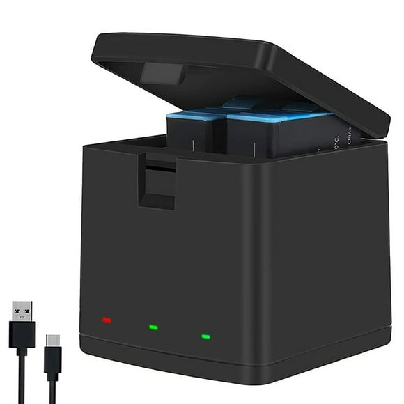 CAJA DE CARGA DE LA BATERÍA, USB 3 WAY 5V 2A Entrada Casa de Carga de la Batería Proteciones Múltiples DE 4.4V 700MA Salida para exteriores