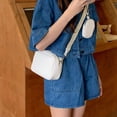 thumbnail image 4 of Crossbody Bag Classic Unisex Trendy with Purse Adjustable Shoulder Strap Handbag White, 4 of 8