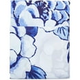 thumbnail image 7 of Blue Floral Bath Shower Curtain Set Polyester with 12 Hooks for Bathroom Decor 71"x71", 7 of 7