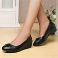 thumbnail image 4 of Women's Wide Width Dress Shoes - Low Heel Slip-On | Comfortable Walking Shoes, 4 of 5