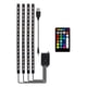 thumbnail image 2 of Tira de luces para coche de 72 luces con control por aplicación, regalo musical, luces interiores universales para debajo del tablero, kit de iluminación para mujeres y hombres 5V, 2 of 7