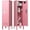 Pink, variant on Metal Storage Locker with Lock & Card Slot Locker - Secure Lockable Door - Steel Locker for School, Office, Gym, Home - 54" H x 15" W x 15" D（1 Door, Mint）