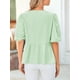 thumbnail image 2 of Blusa PRETTYGARDEN Camisa a rayas con lazo en la parte delantera para mujer 2025, 2 of 9