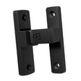 thumbnail image 3 of Pestillo de puerta de Cerradura de puerta de seguridad con tornillos Hardware Puertas Cerradura de perno Pestillo abatible para gabinetes Negro, 3 of 8