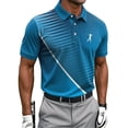 thumbnail image 2 of Zysthvn Polo Mens Shirts Short Sleeve Athletic Golf Casual Summer Work T Shirts for Men Printed Turn Down Collar Tops, 2 of 5