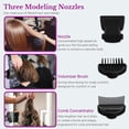 thumbnail image 3 of Ionic Hair Dryer [Powerful & Light] Ionic Dry (1600W, gentle styling & even heat distribution, 3 temperatures, diffuser), 3 of 5