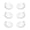3pair White, variant on Hevirgo Earbuds Eargels for Samsung Active Galaxy S6 S7 Edge Level U Earbud Ear Tip Gel