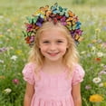 thumbnail image 6 of Artificial Butterfly Wreath 4Inch Easter Wreath Spring Wreath for Home, Wedding, Garden, Indoor and Outdoor Festive Easter Decor, 6 of 7