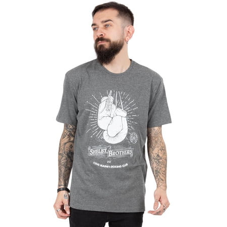 Peaky Blinders Shelby Brothers Mens Grey Short Sleeved T-Shirt | XL | Made by Vanilla Underground