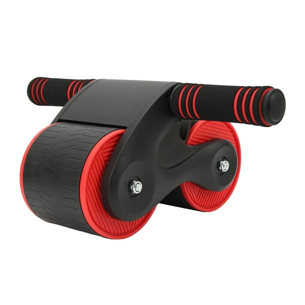 Roue Abdominale, Équipement d'entraînement pour abdominaux à double roues rondes avec tapis abdominal, Entraînement force rouleau - Sport Roue Abdominale, Équipement d'entraînement pour abdominaux à double roues rondes avec tapis abdominal, Entraînement force rouleau - Sport