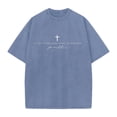 thumbnail image 6 of Christian Shirt for Men Women Faith Jesus Cross Bible Verse Shirts Oversized Vintage God Graphic Tee Top, 6 of 6