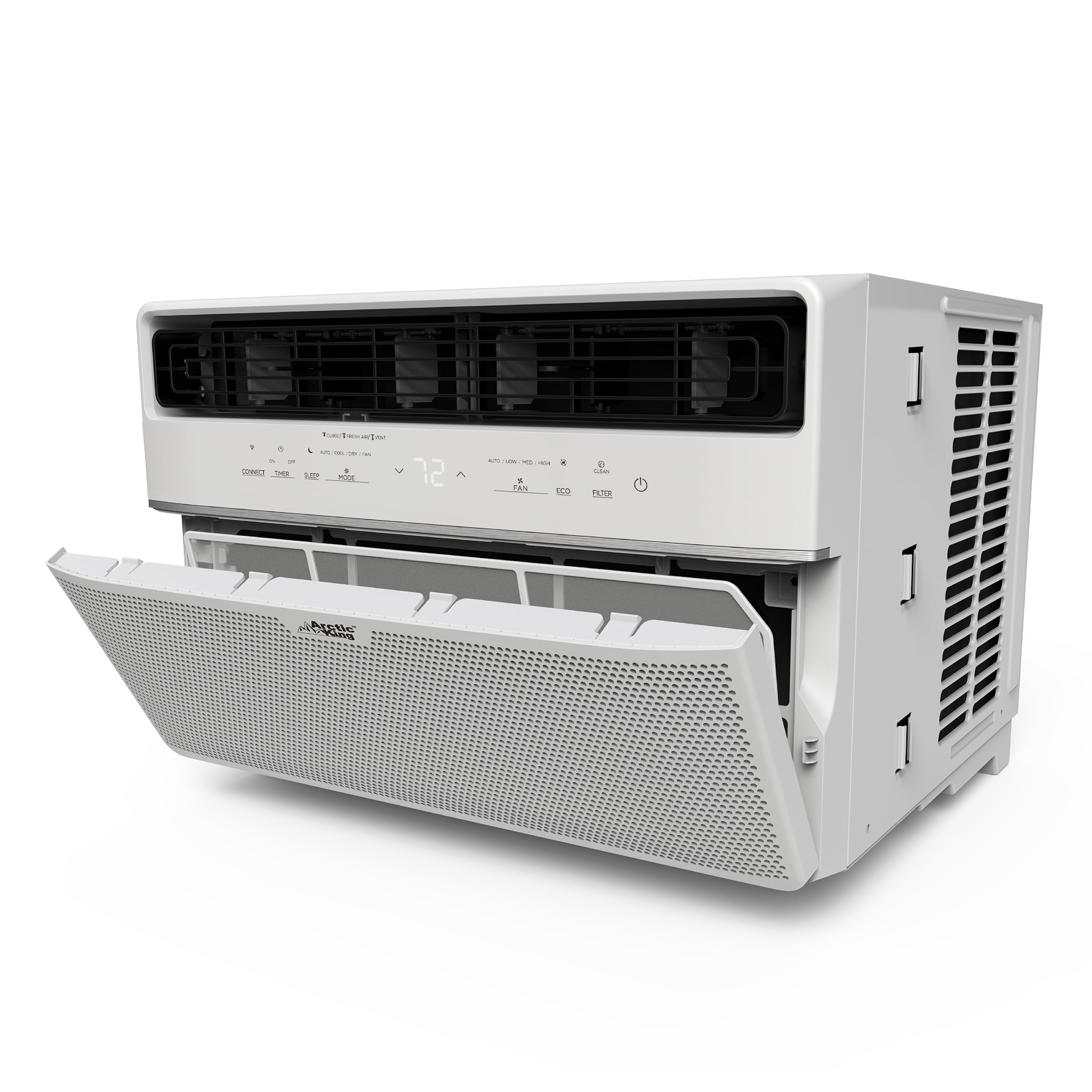 Restored Arctic King 12,000 BTU Smart Window Air Conditioner, Cools Rooms up to 550 Sq. Ft., White, (Refurbished)