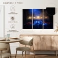 thumbnail image 5 of Elephant Stock Dj's Headphones Wall Art - Horizontal Multi Panel Canvas - Living Room Wall Decor - Music Multi Panel - Black And Blue Decor - 65" x 42", 5 of 8