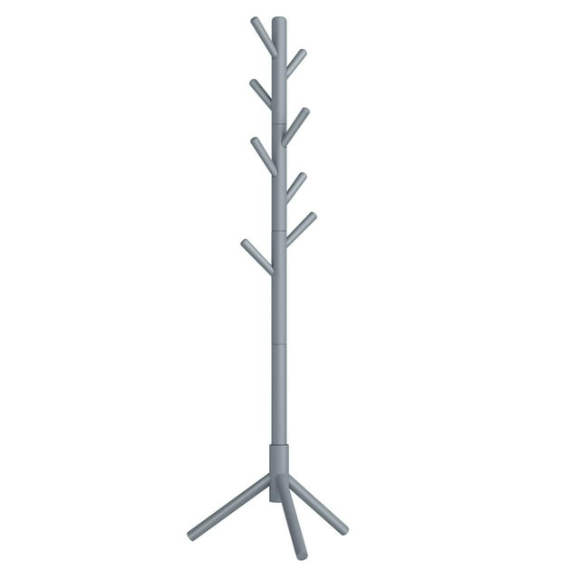 Perchero VASAGLE URCR04GY de madera maciza