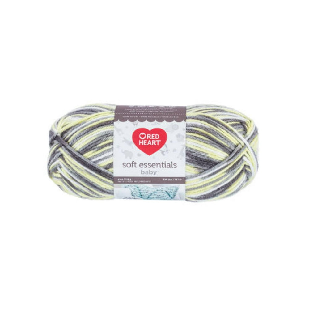 Red Heart Soft Essentials Baby Blazing Yellow Knitting & Crochet Yarn