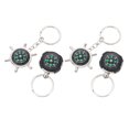 thumbnail image 3 of EeaseCA 4pcs Compass Modelling Key Chains Creative Hanging Ornaments for Schoolbag, 3 of 7