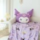 thumbnail image 3 of Kuromi-cojín de felpa púrpura para silla, almohada decorativa de estilo japonés para sofá, regalos de Navidad para niña, 3 of 5