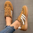 thumbnail image 2 of Women's Fashionable Lace Up Low Top Casual Flat Sneakers, Comfortable Sports Walking Shoes for Daily Wear, Female Round Toe Shoes, 2 of 12