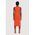 thumbnail image 3 of Women's Side Slit Drawstring Side Midi Dress, 3 of 3