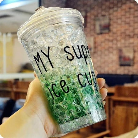 

Ins Summer Juice Anti Autumn Drinkware Plastic 450ml Water Cup Handy Cup Home Office Girl Gift Wholesale Drop Shopping Healthy J17
