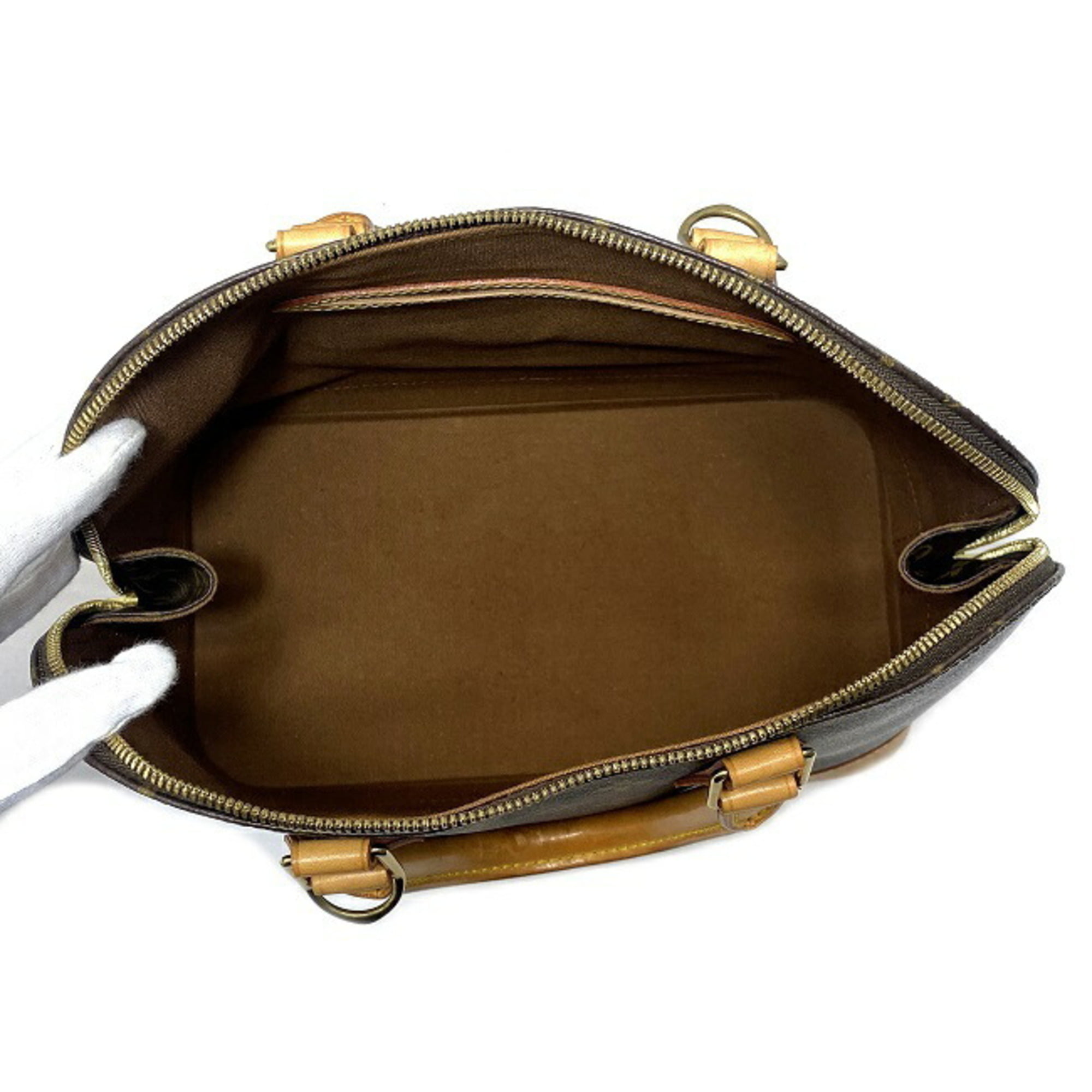 Authenticated Used Louis Vuitton LOUIS VUITTON Alma PM Brown Monogram  M53151 VI0924 Handbag Classic Popular Women's 
