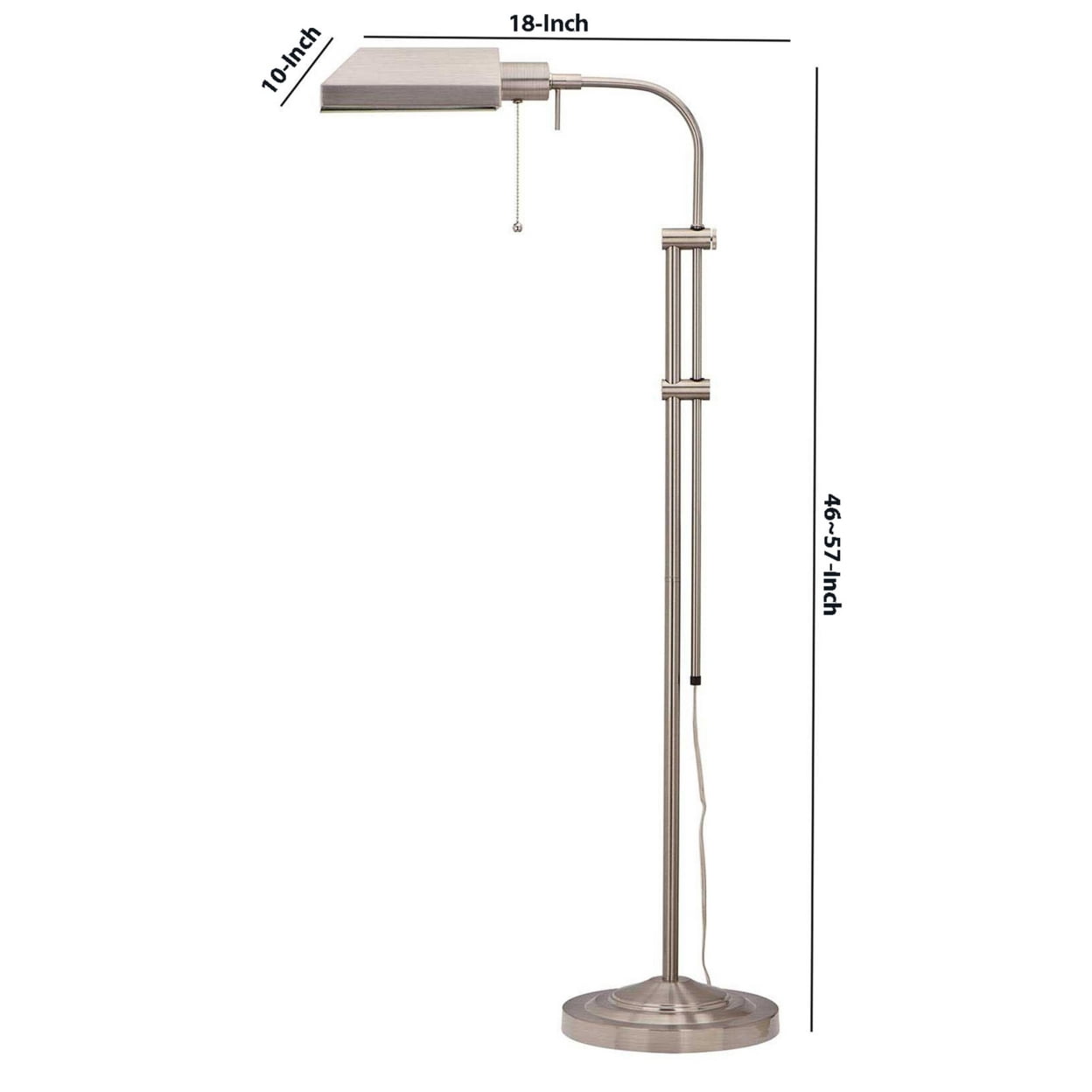 Benjara BM225080 Metal Rectangular Fl...