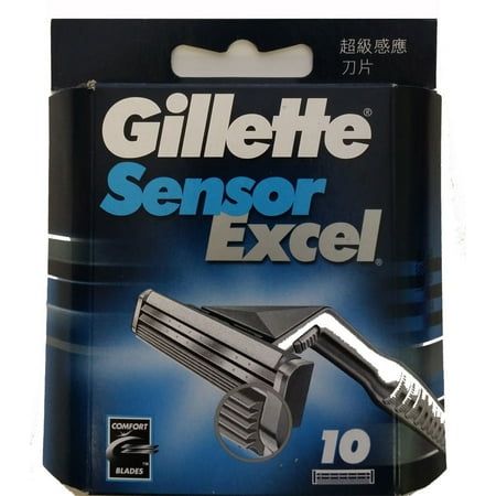 Gillette Sensor Excel Refill Blades - 10