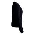 thumbnail image 3 of Suéter George para Mujer, Textura Boucle, Botones Plateados Negro Talla Ch, 3 of 4