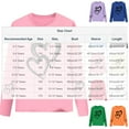 thumbnail image 6 of Posijego Kids Long Sleeve Shirts Valentine's Day Heart Graphic Tee for Girls Boys Casual Spring Cute Tops 2-15 Years, 6 of 6