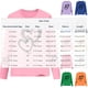 thumbnail image 2 of TaTaai Unisex Printed Round Neck Pullover, Valentine's Day Gift Spring Summer Long Sleeved Base Shirt Gift, 2 of 6
