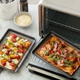thumbnail image 6 of Wilton Ultra Toaster Oven Baking Pans Set 7" x 10" Non-Stick Small Cookie Sheets (2-Pack), Carbon Steel Bakeware for Cookies, Roasted Vegetables & Appetizers, 6 of 15