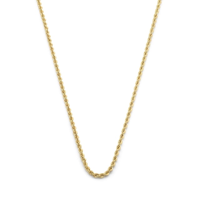 Cadena Torzal 1.5 mm 50 cm Oro Sólido 14k